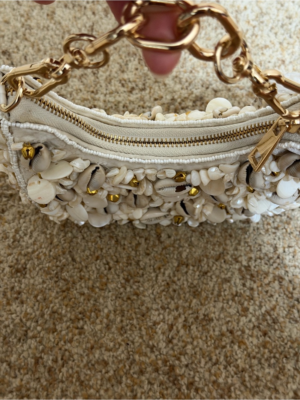 Handcrafted Ivory Shell-Embellished Purse - Picture 8 of 10
